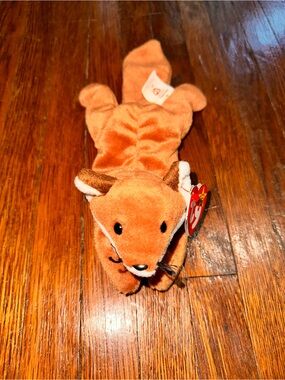 Canadian TY Sly Beanie Baby Fox Stuffed Animal